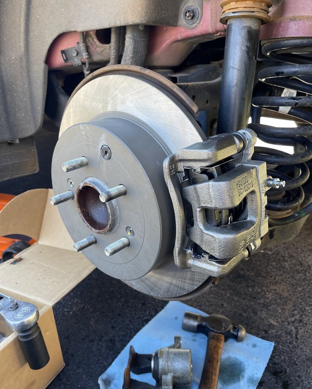 Brake rotor replacement